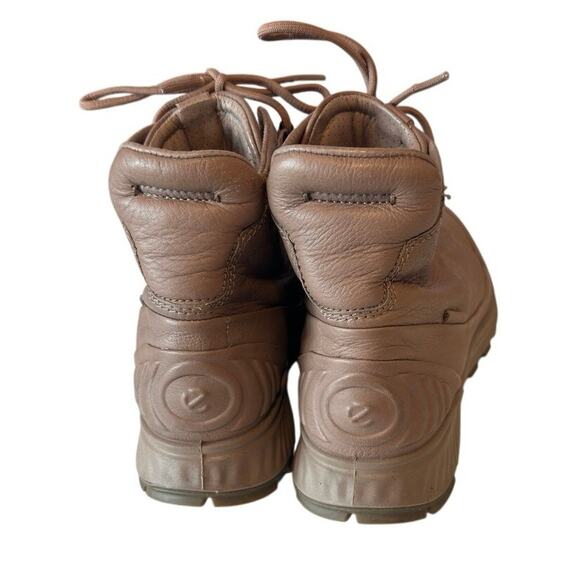 Ecco Womens Exostrike Leather Hiking Ankle Boot Size 39 (8-8.5 US) Morel Outdoor - Picture 2 of 7